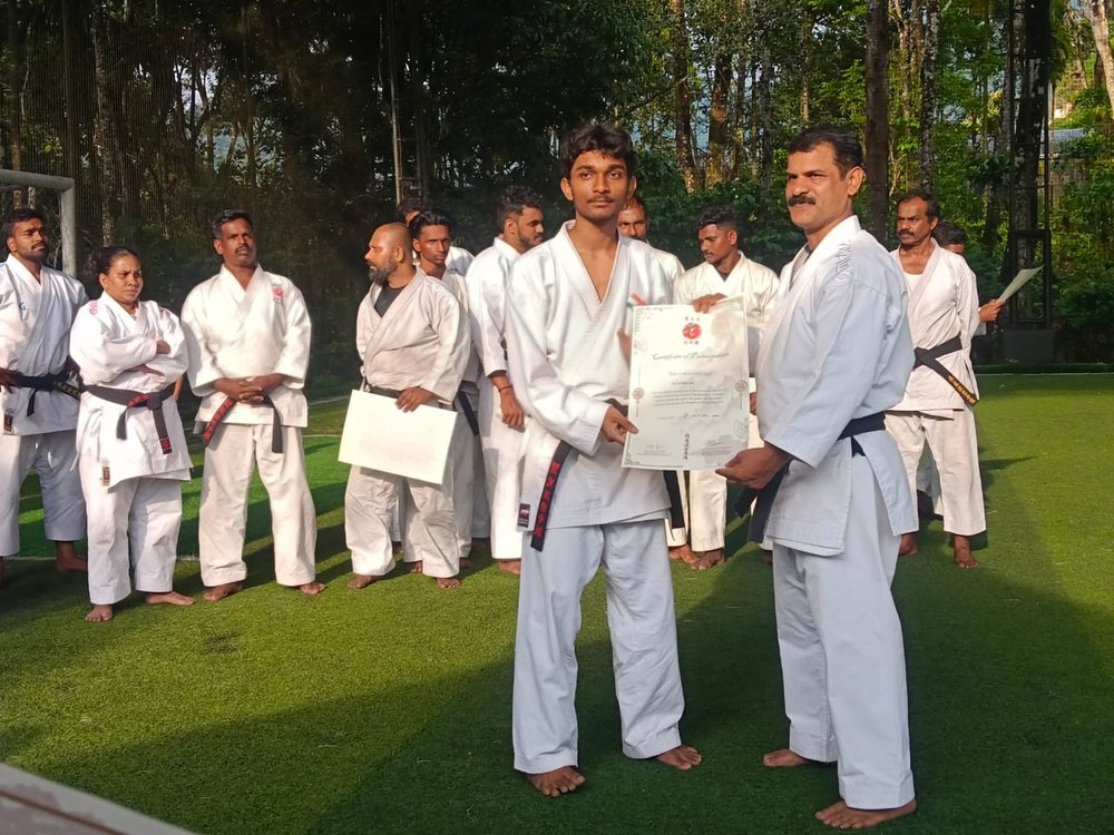 Group training at the dojo