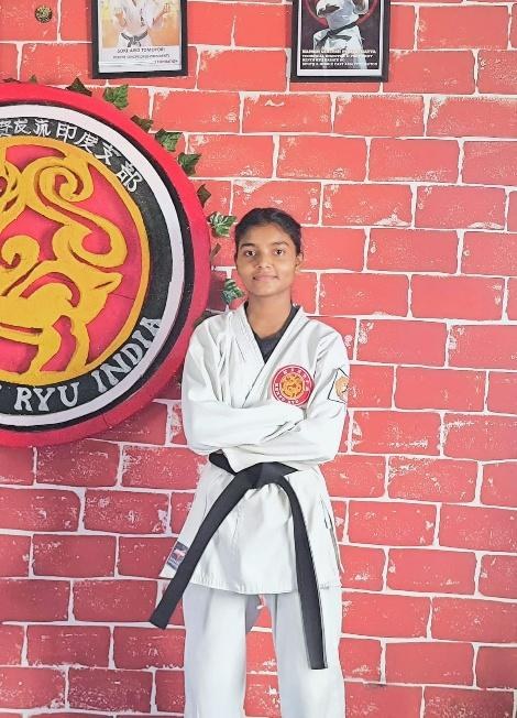 Sensei Ananya Choudhary, 1st Dan Black Belt
