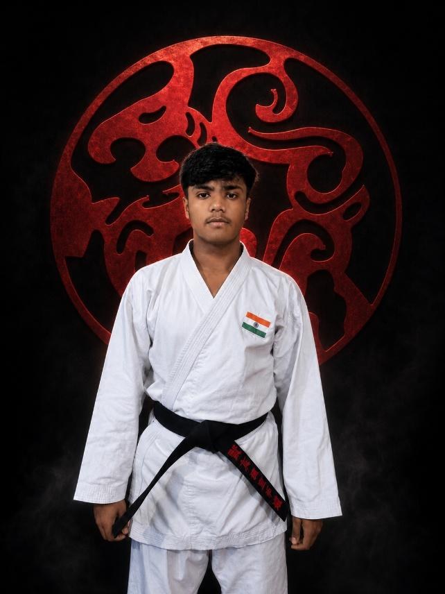 Sensei Mahabir Patra, 1st Dan Black Belt