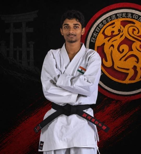 Sensei Raj Kumar Dey, 1st Dan Black Belt